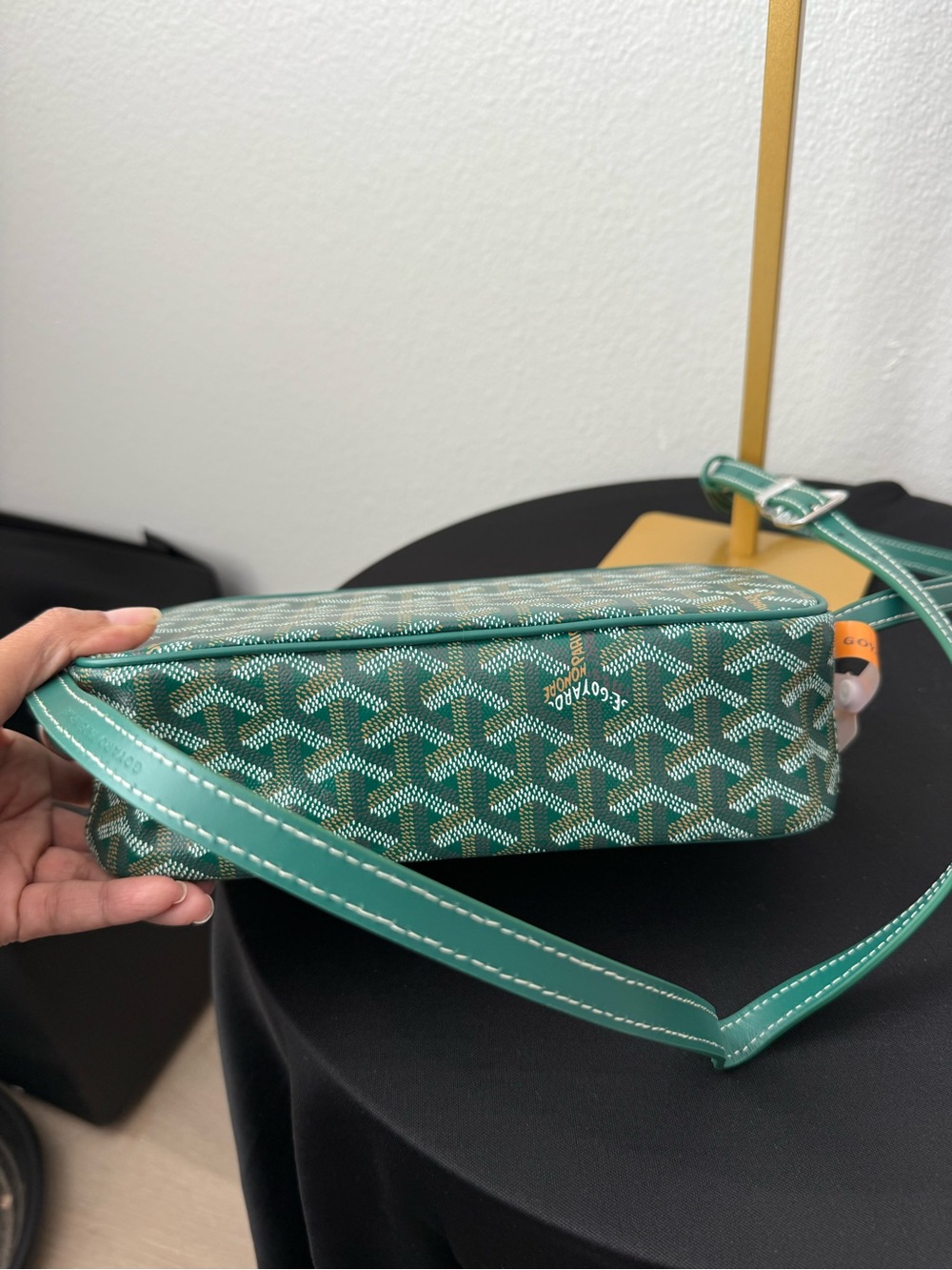 G0yard Cap Vert Bag coated Canvas crossbody - Picture 3 of 5